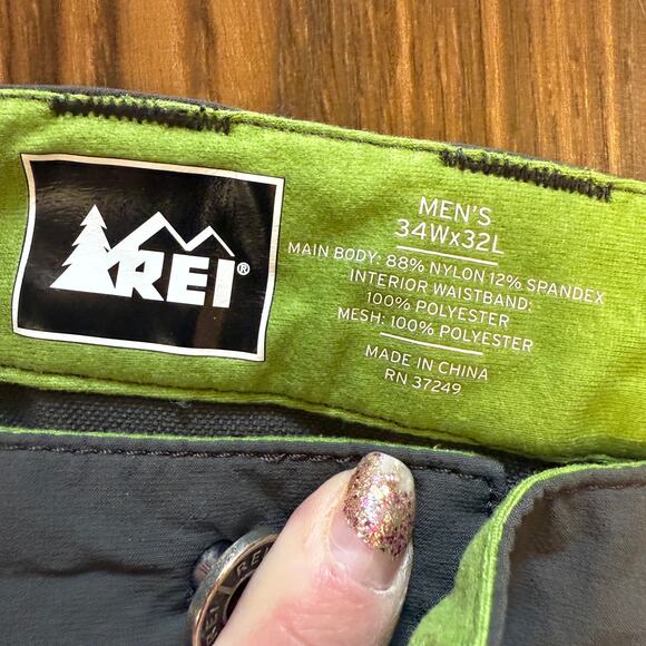 REI Men’s Trail Hiking Cargo Style Pants Size 34 - Picture 8 of 10